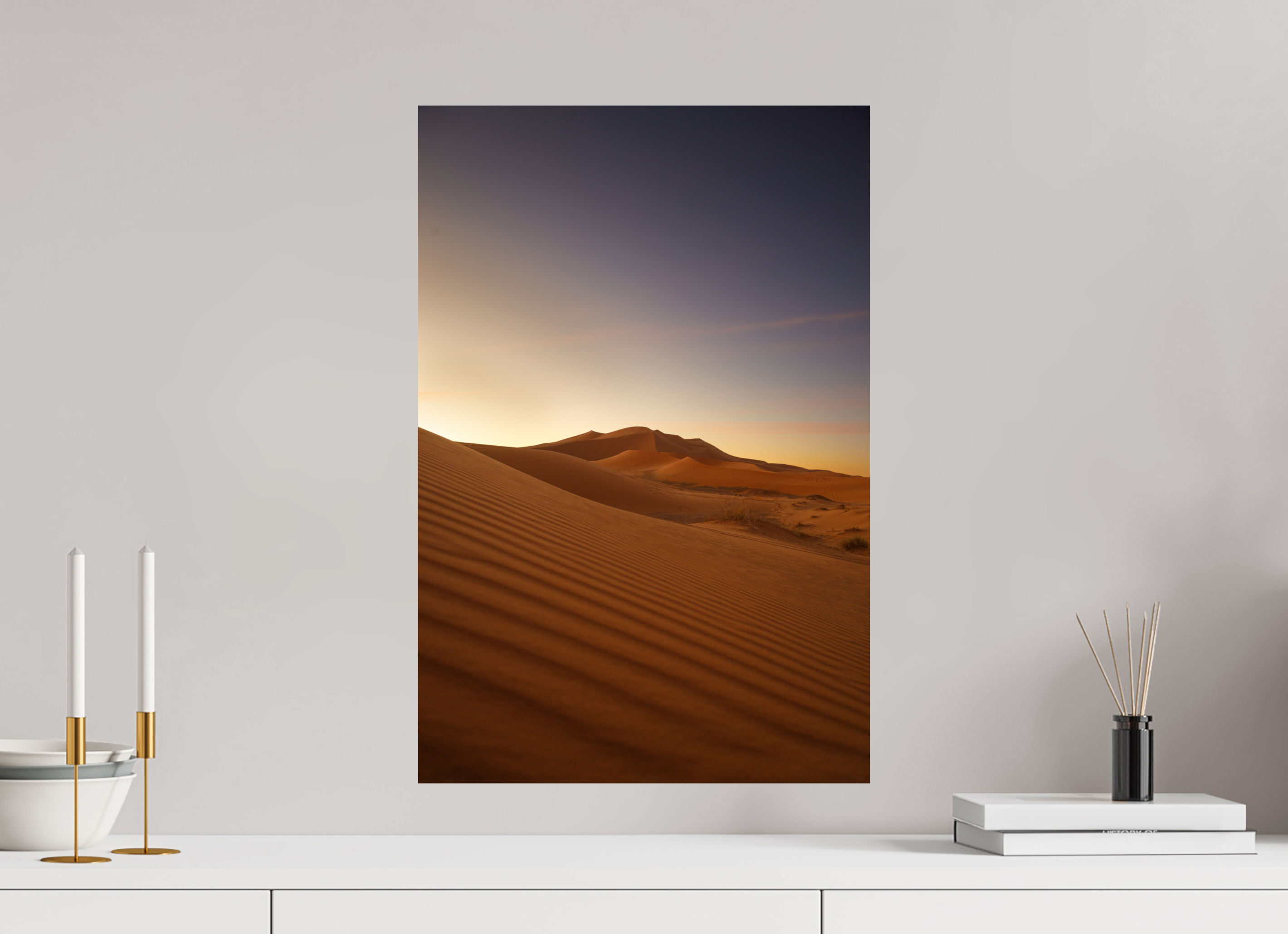 40 x 60 cm, Tirage Fine Art Premium Dune au lever du soleil
