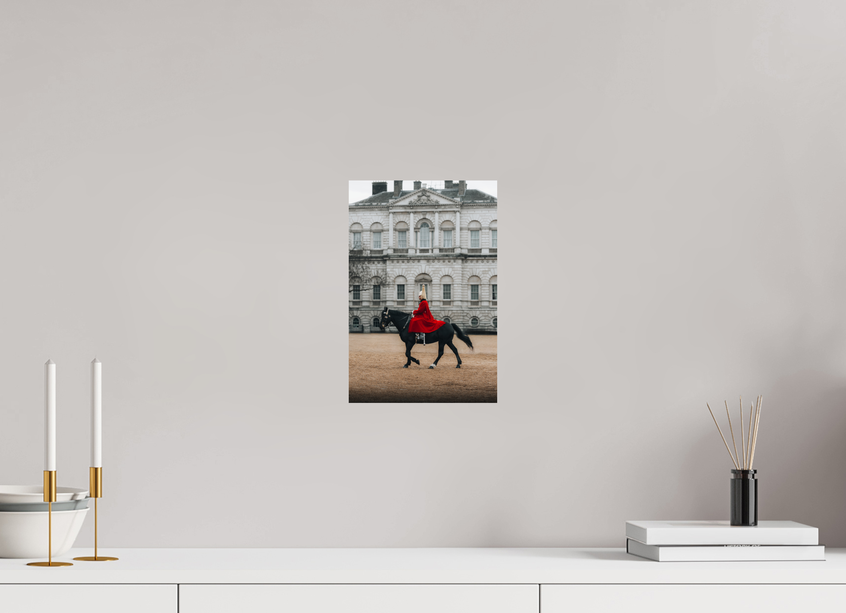 20 x 30 cm, Tirage Fine Art Premium Alignement parfait – Cavalier royal