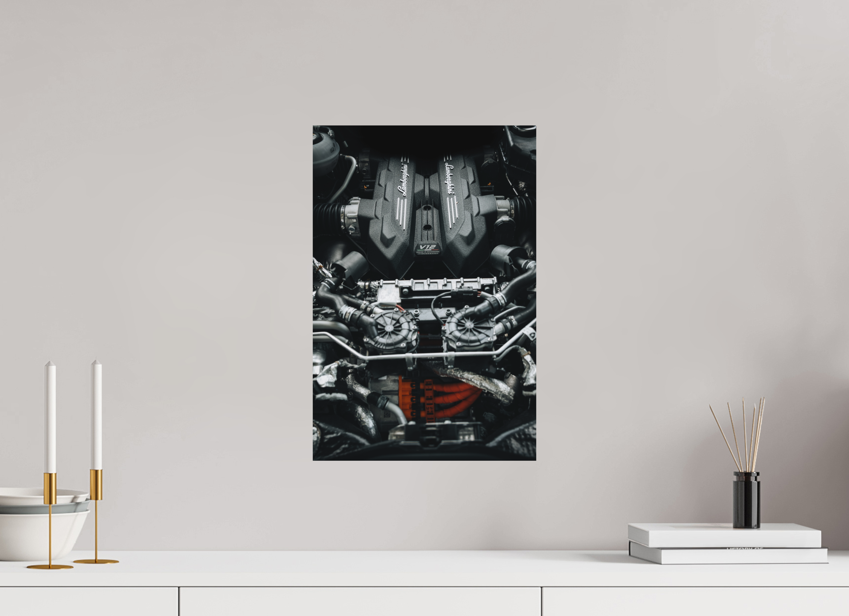 30 x 45 cm, Tirage Fine Art Premium + Lamborghini Temerario – V12 dévoilé