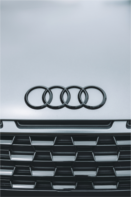 Main image Audi – Emblème en noir