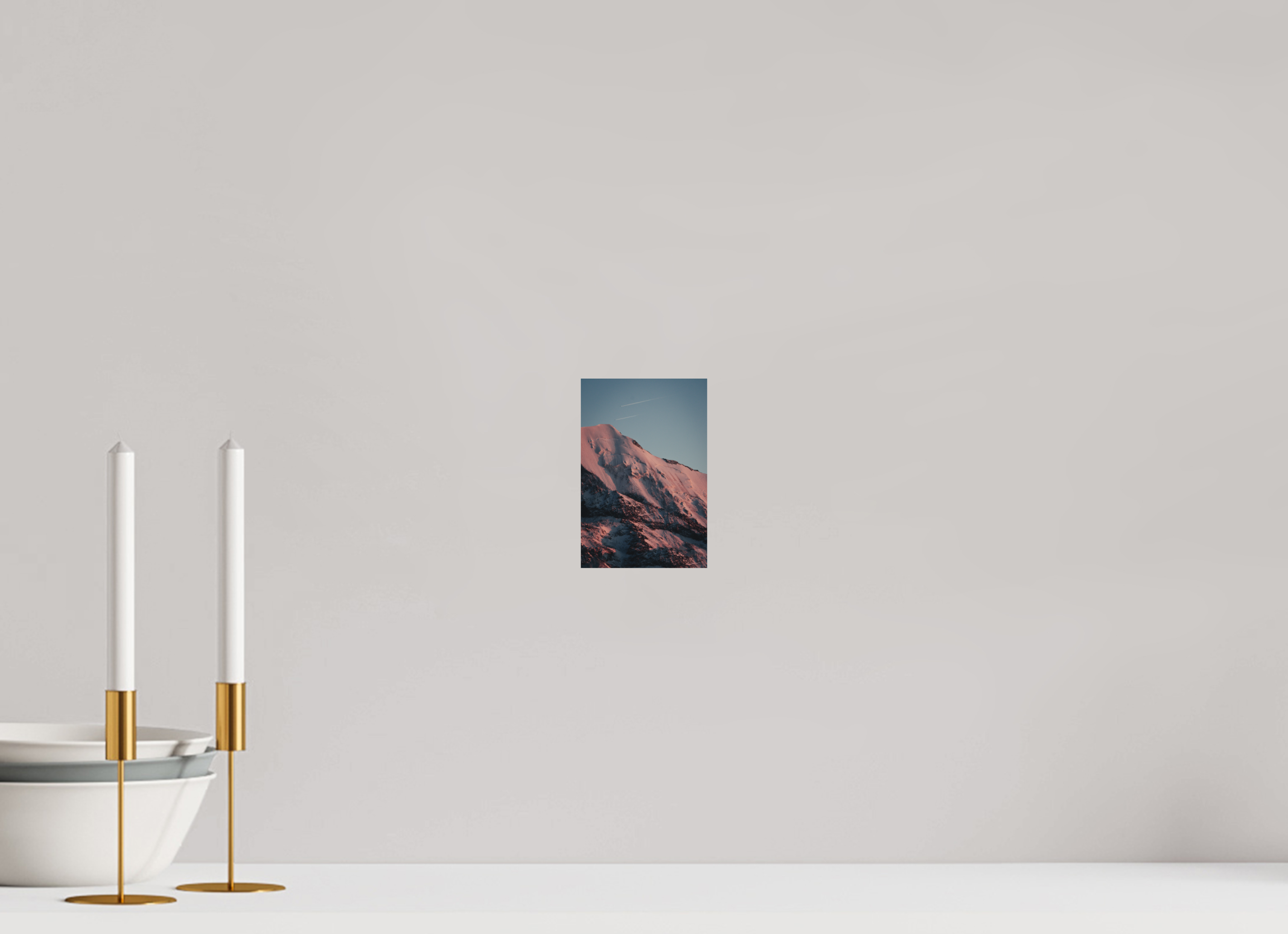 10 x 15 cm, Tirage Fine Art Premium + Versant du Dôme du Goûter au crépuscule