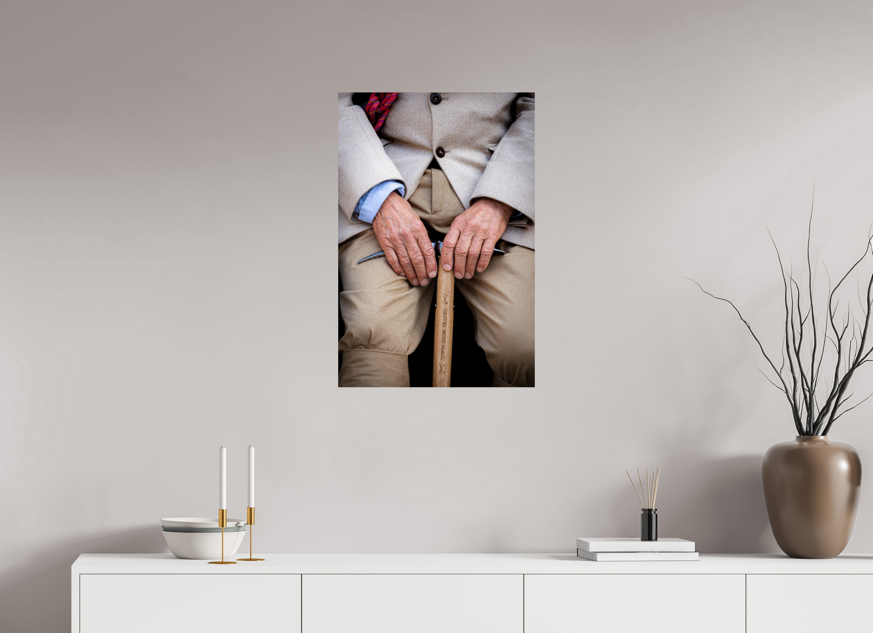 50 x 75 cm, Tirage Fine Art Premium Gardien des Sommets – Portrait à la Compagnie des Guides