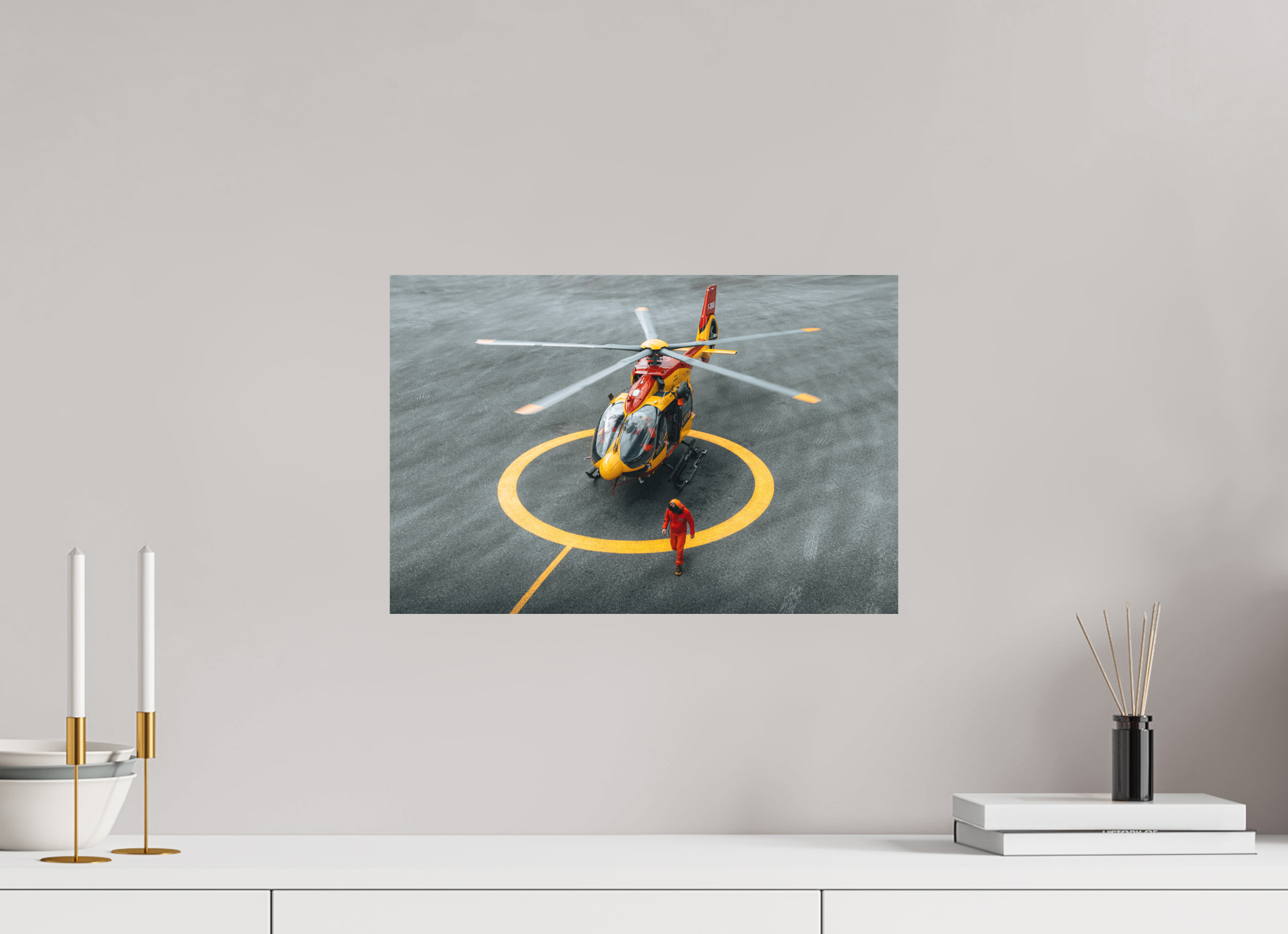 45 x 30 cm, Tirage Fine Art Premium + Atterrissage précis à la DZ