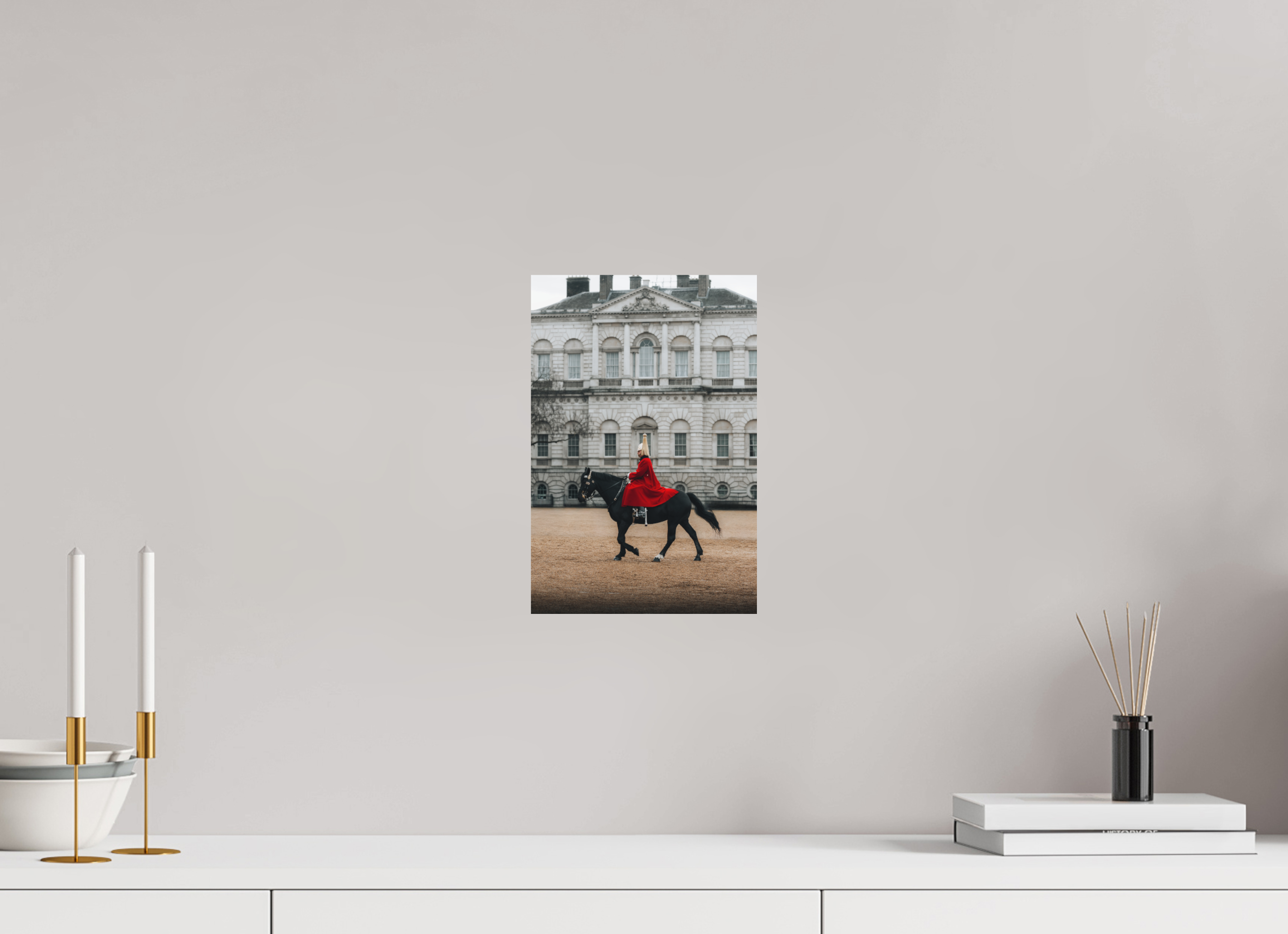 20 x 30 cm, Tirage Fine Art (Papier Mat) Alignement parfait – Cavalier royal