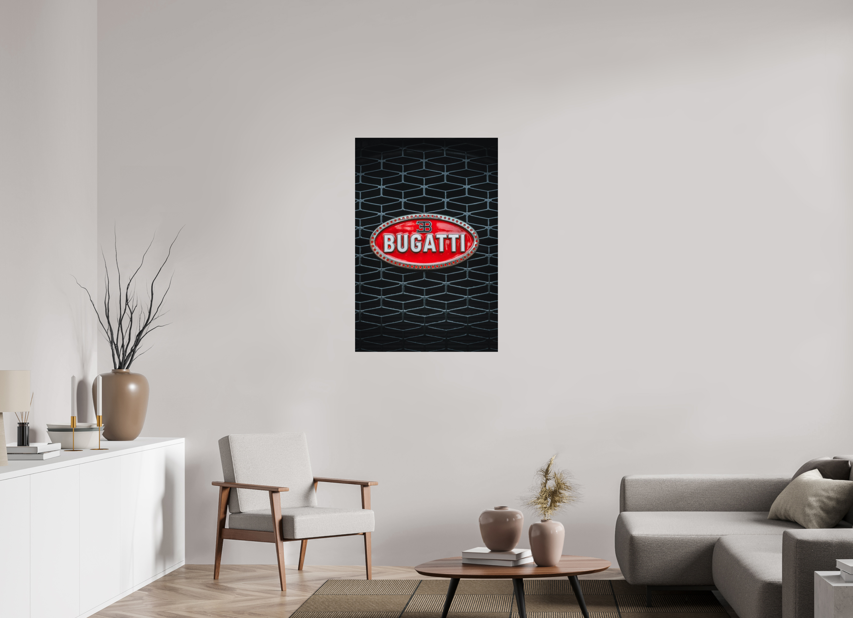 70 x 105 cm, Tirage Fine Art Premium Bugatti – Signature légendaire