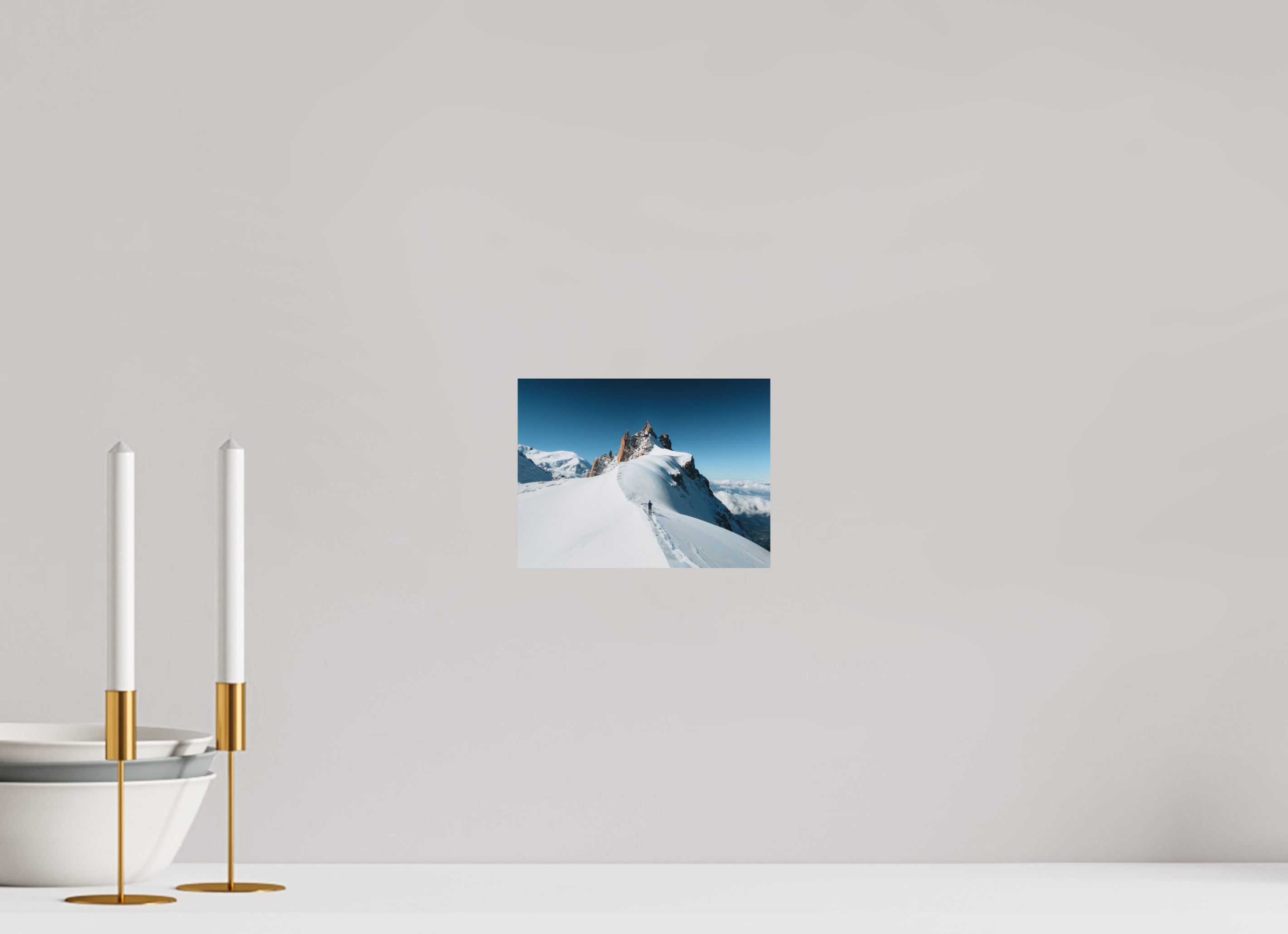 20 x 15 cm, Tirage Fine Art Premium + Équilibre au sommet – Aiguille du Midi