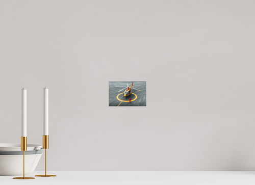 15 x 10 cm, Tirage Fine Art (Papier Mat) Atterrissage précis à la DZ