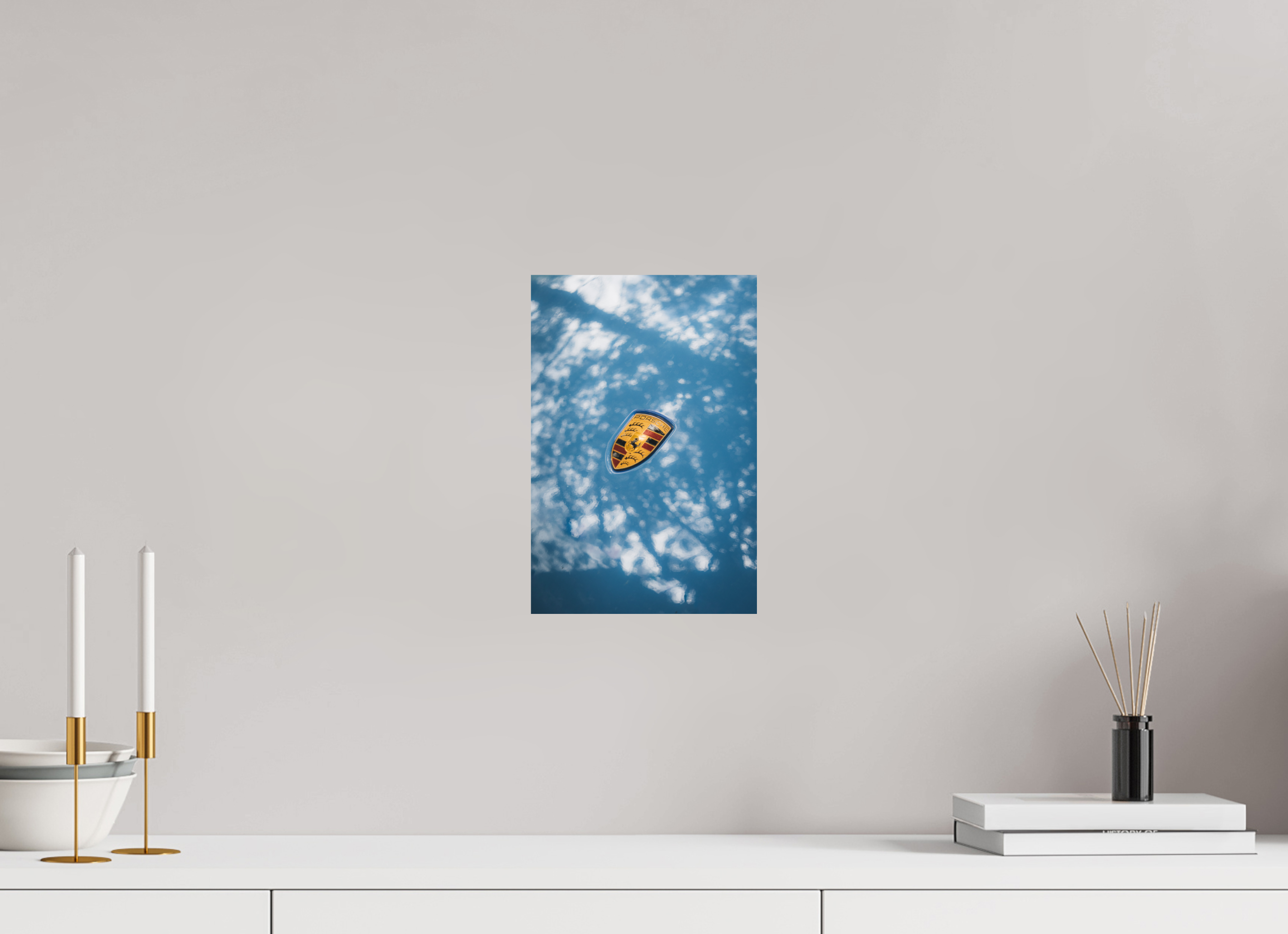 20 x 30 cm, Tirage Fine Art (Papier Mat) Porsche 911 – Emblème iconique