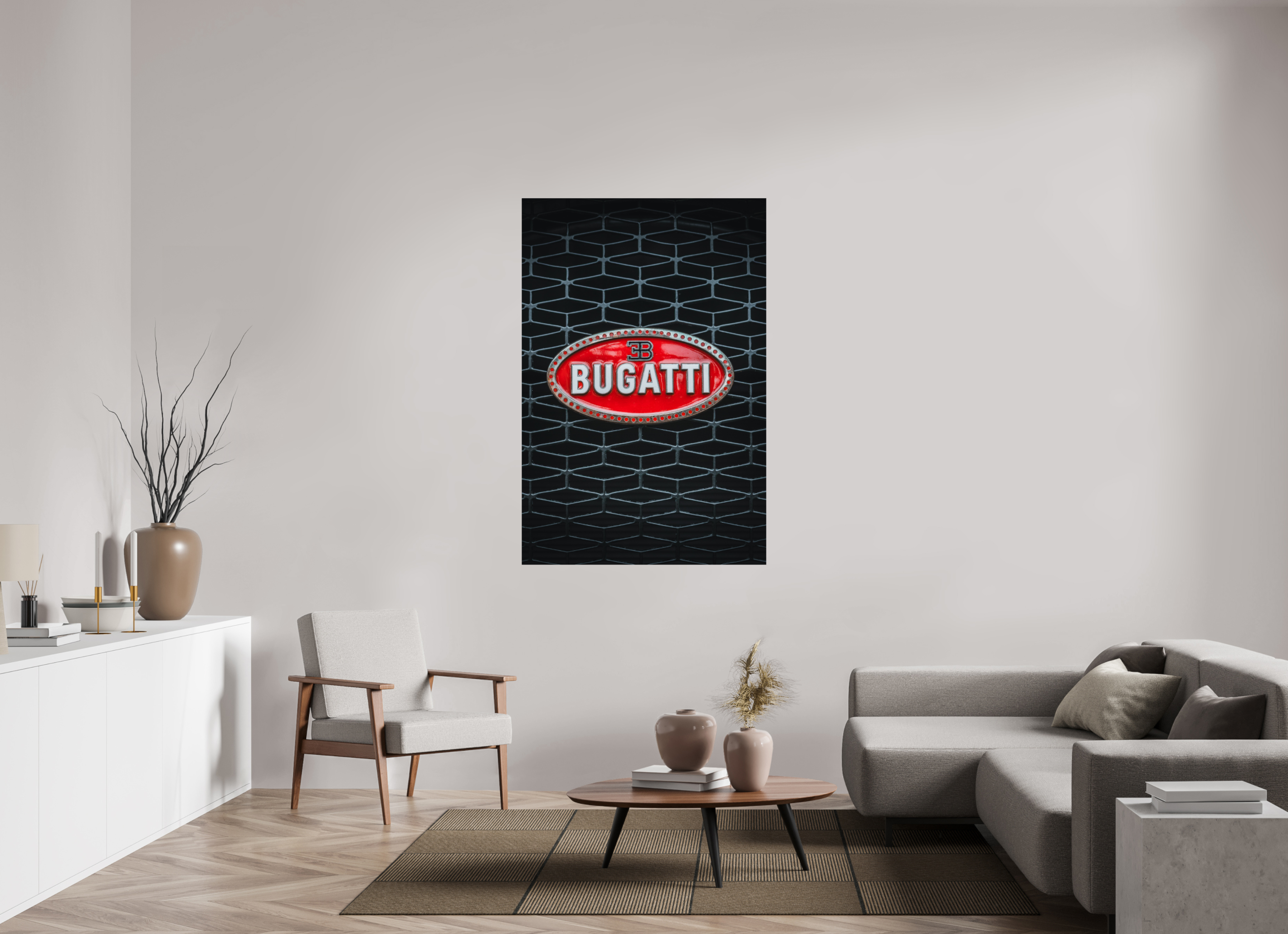 100 x 150 cm, Tirage Fine Art Premium Bugatti – Signature légendaire
