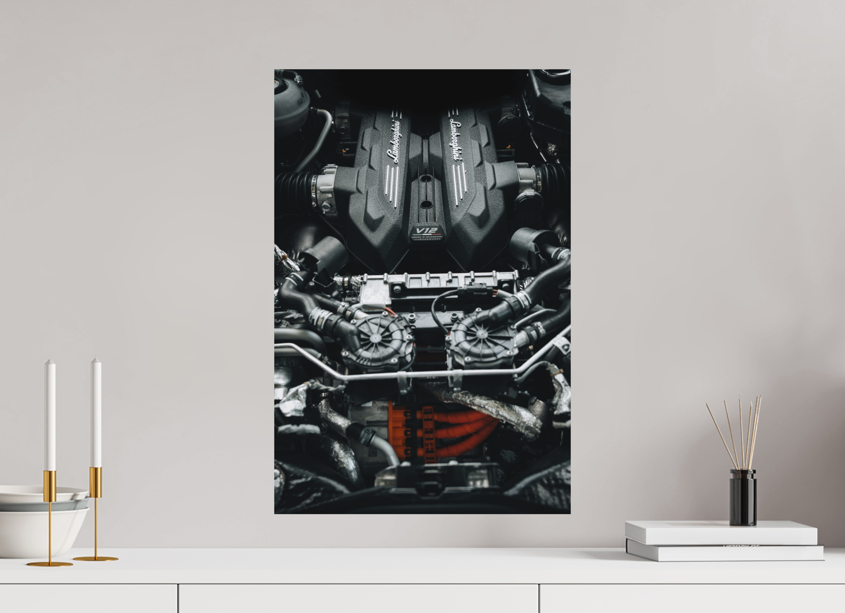 40 x 60 cm, Tirage Fine Art Premium + Lamborghini Temerario – V12 dévoilé