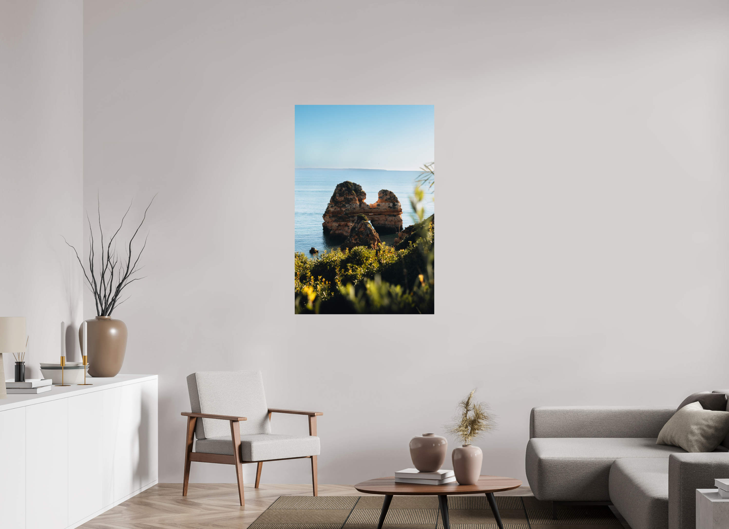 80 x 120 cm, Tirage Fine Art Premium Matin sur la côte de Lagos