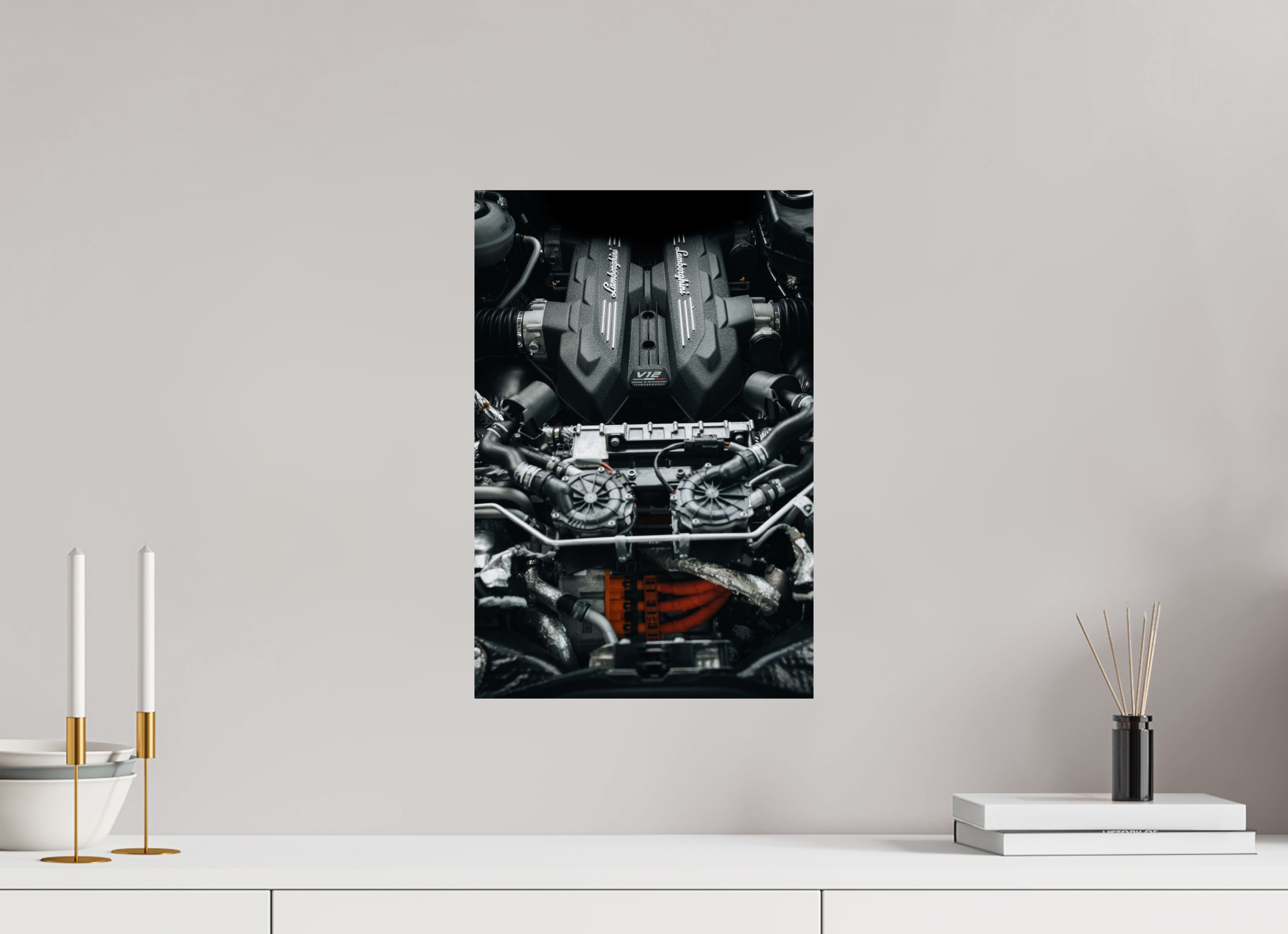 30 x 45 cm, Tirage Fine Art Premium Lamborghini Temerario – V12 dévoilé
