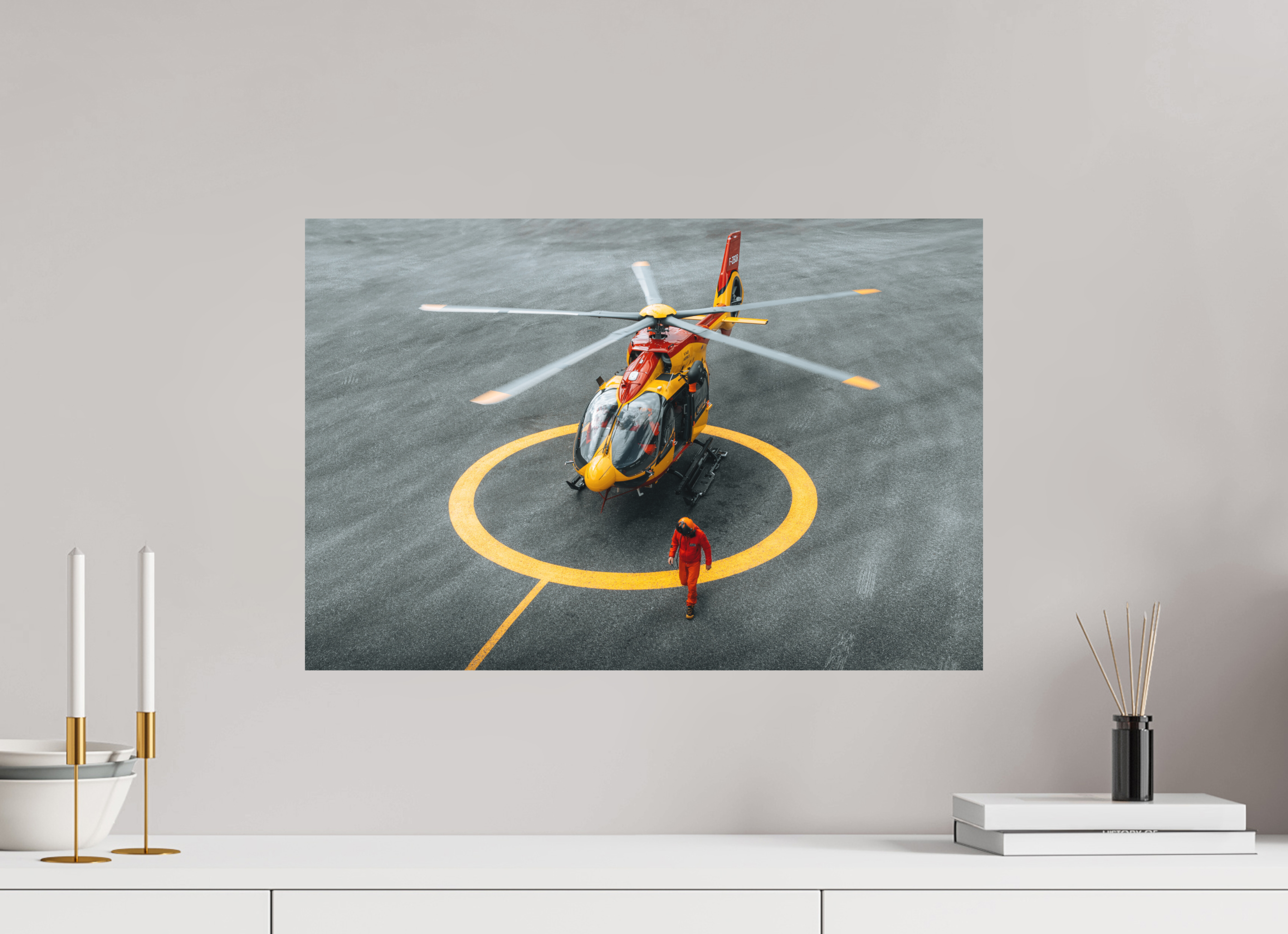 60 x 40 cm, Tirage Fine Art Premium + Atterrissage précis à la DZ