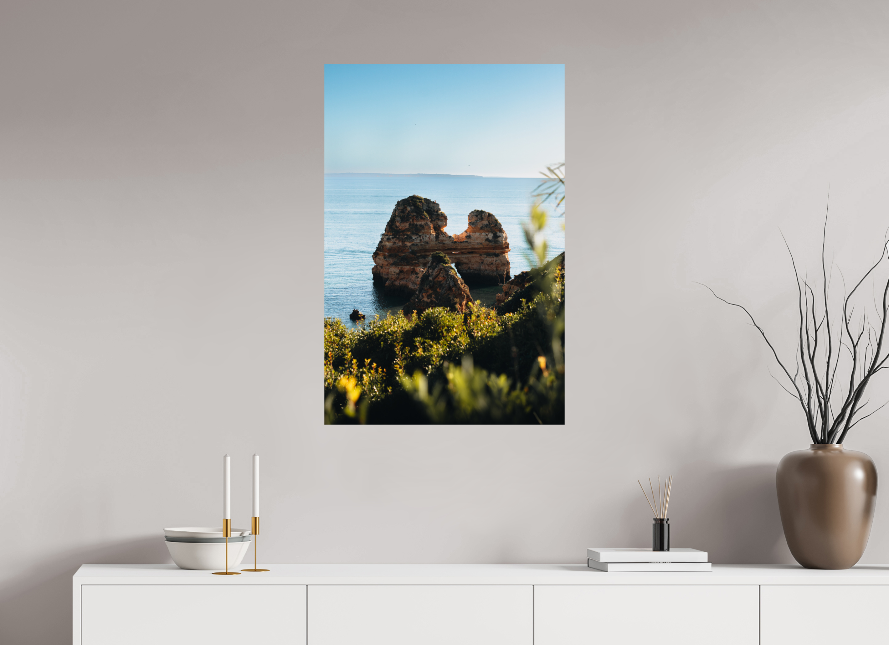 60 x 90 cm, Tirage Fine Art Premium Matin sur la côte de Lagos