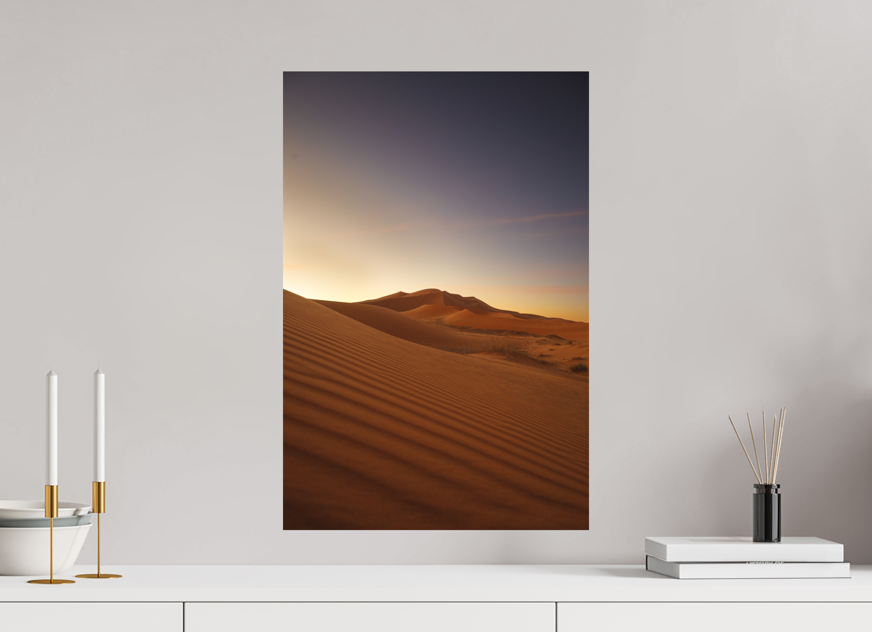 40 x 60 cm, Tirage Fine Art Premium + Dune au lever du soleil