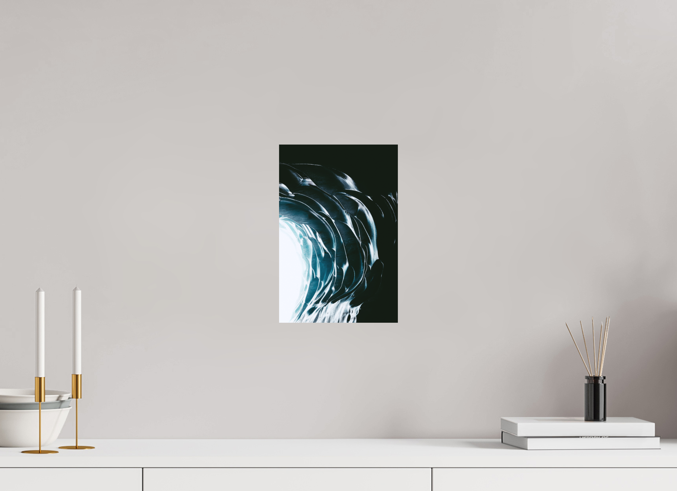 20 x 30 cm, Tirage Fine Art Premium + Entrée cristalline de la Mer de Glace