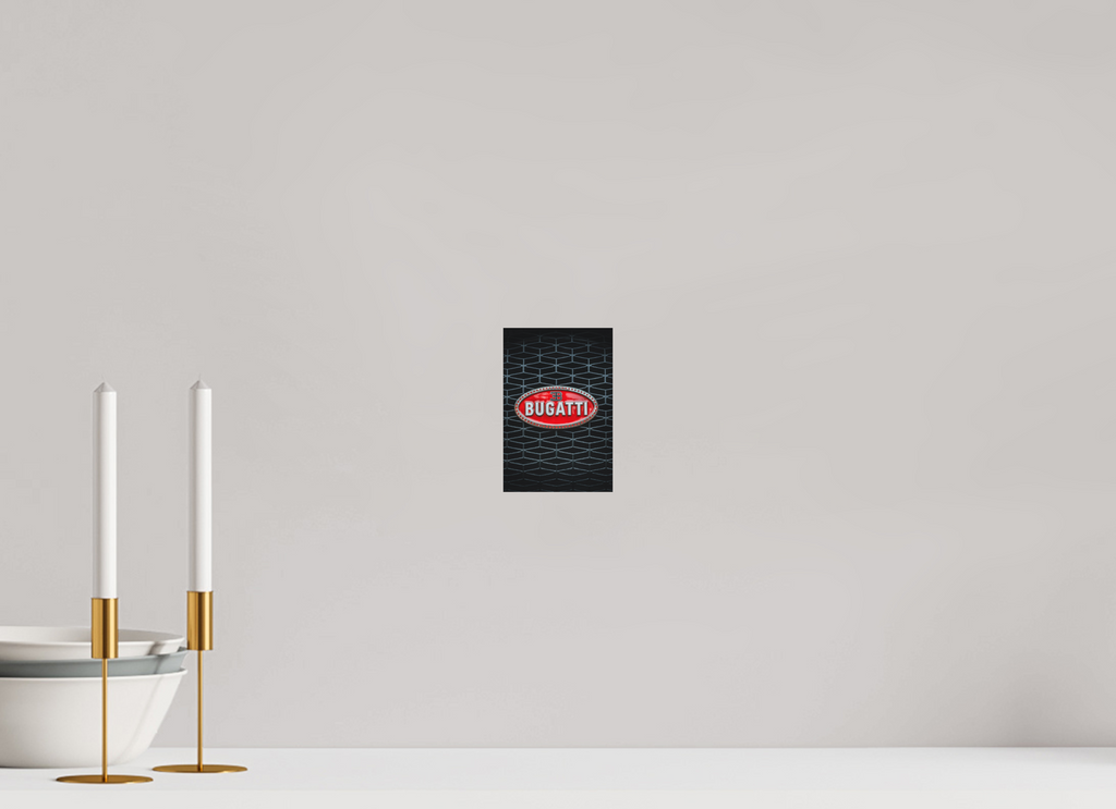 10 x 15 cm, Tirage Fine Art (Papier Mat) Bugatti – Signature légendaire