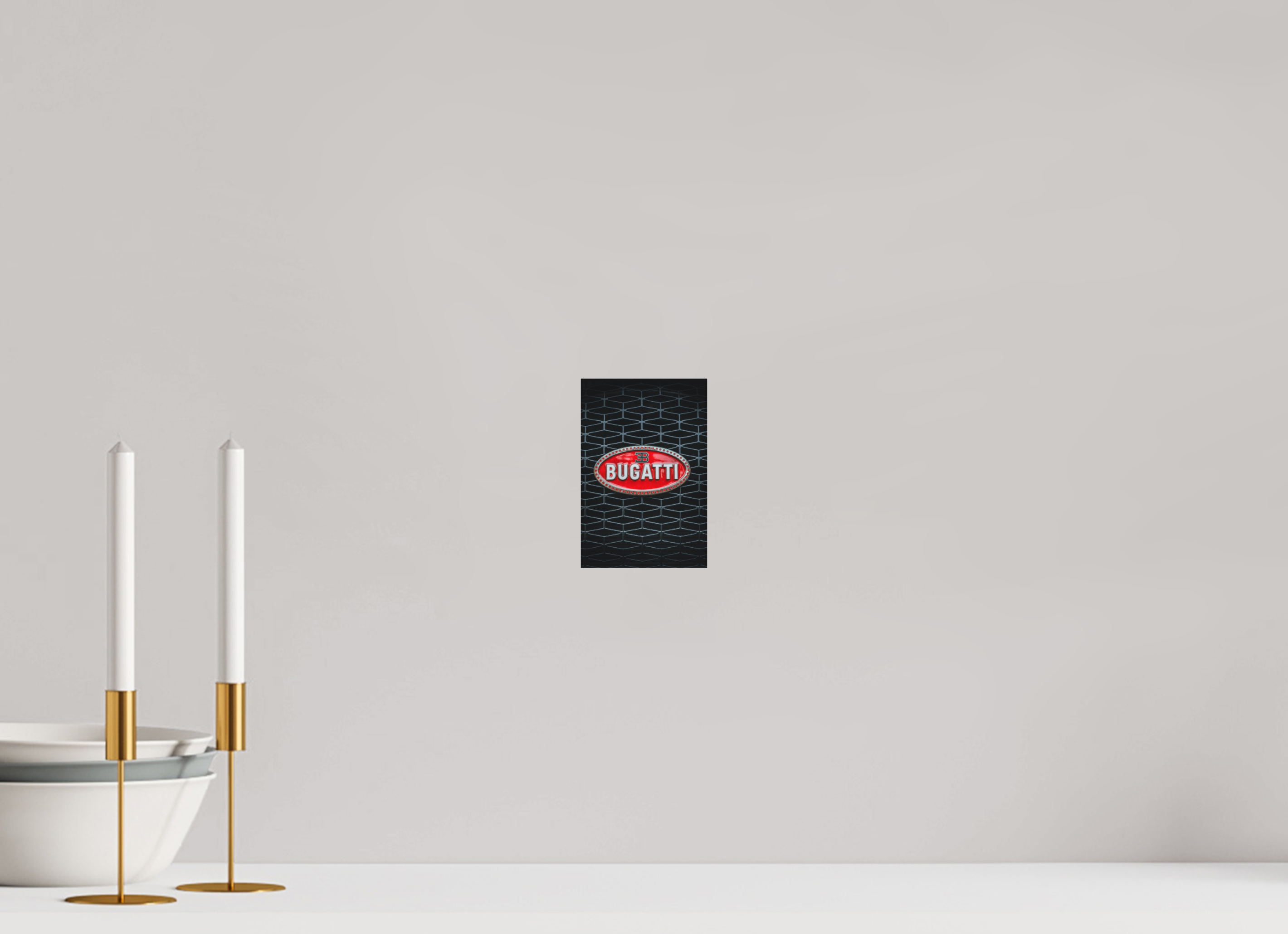 10 x 15 cm, Tirage Fine Art (Papier Mat) Bugatti – Signature légendaire