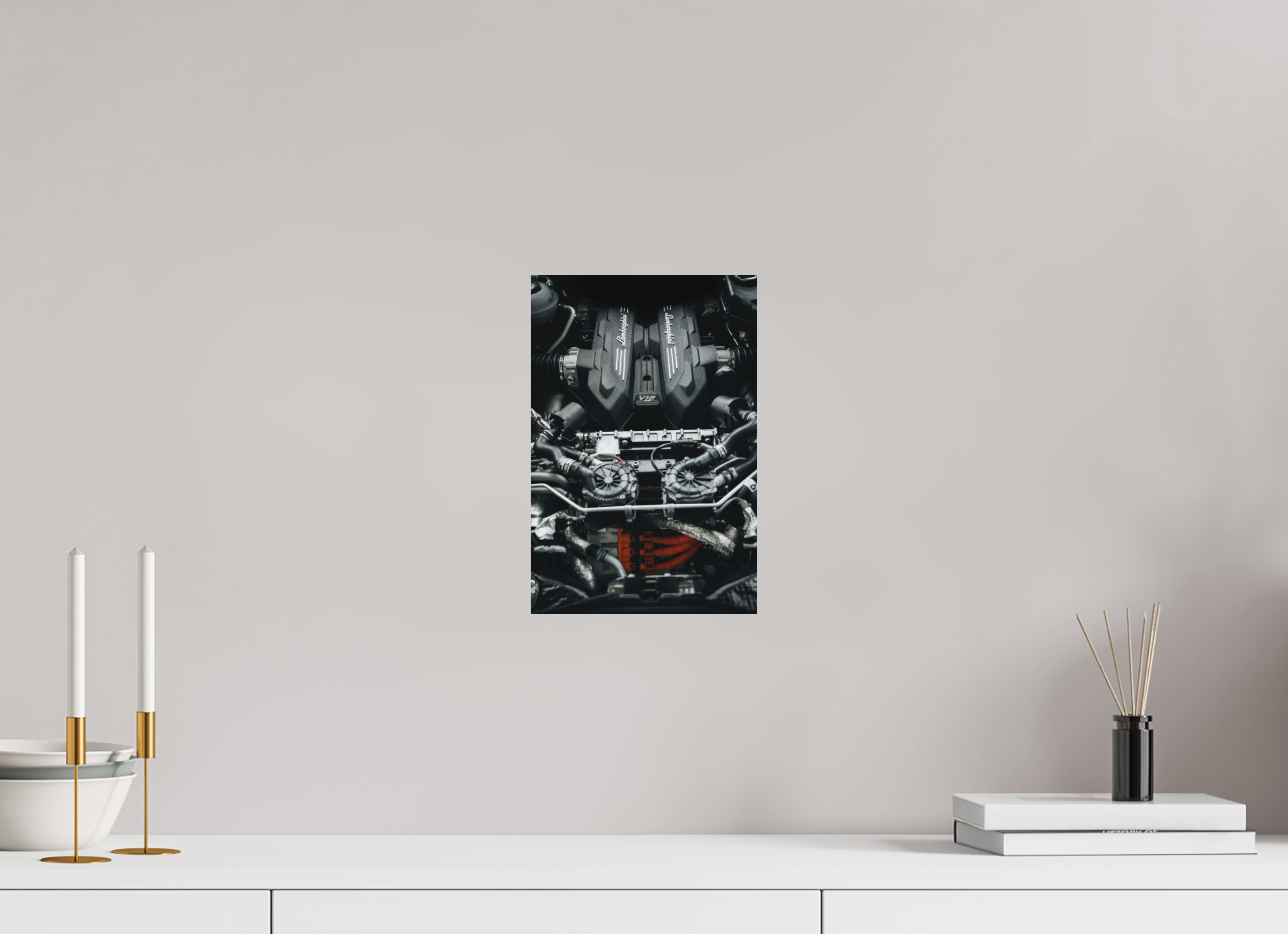 20 x 30 cm, Tirage Fine Art (Papier Mat) Lamborghini Temerario – V12 dévoilé