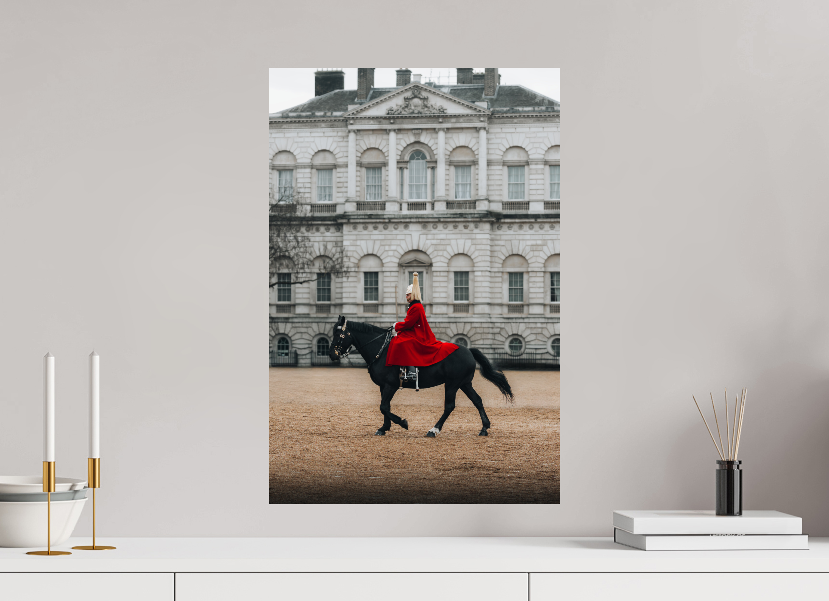 40 x 60 cm, Tirage Fine Art Premium Alignement parfait – Cavalier royal