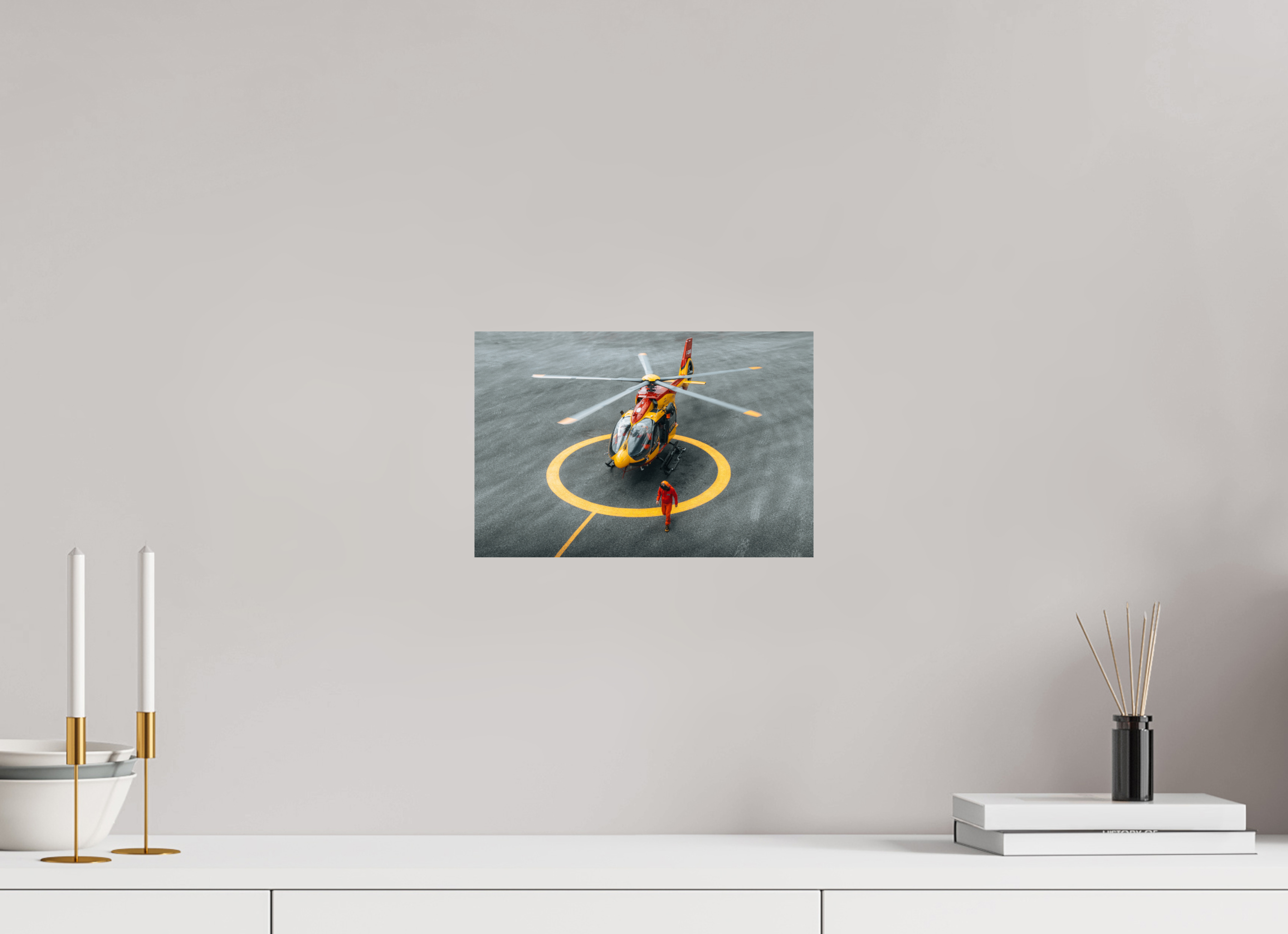 30 x 20 cm, Tirage Fine Art Premium Atterrissage précis à la DZ