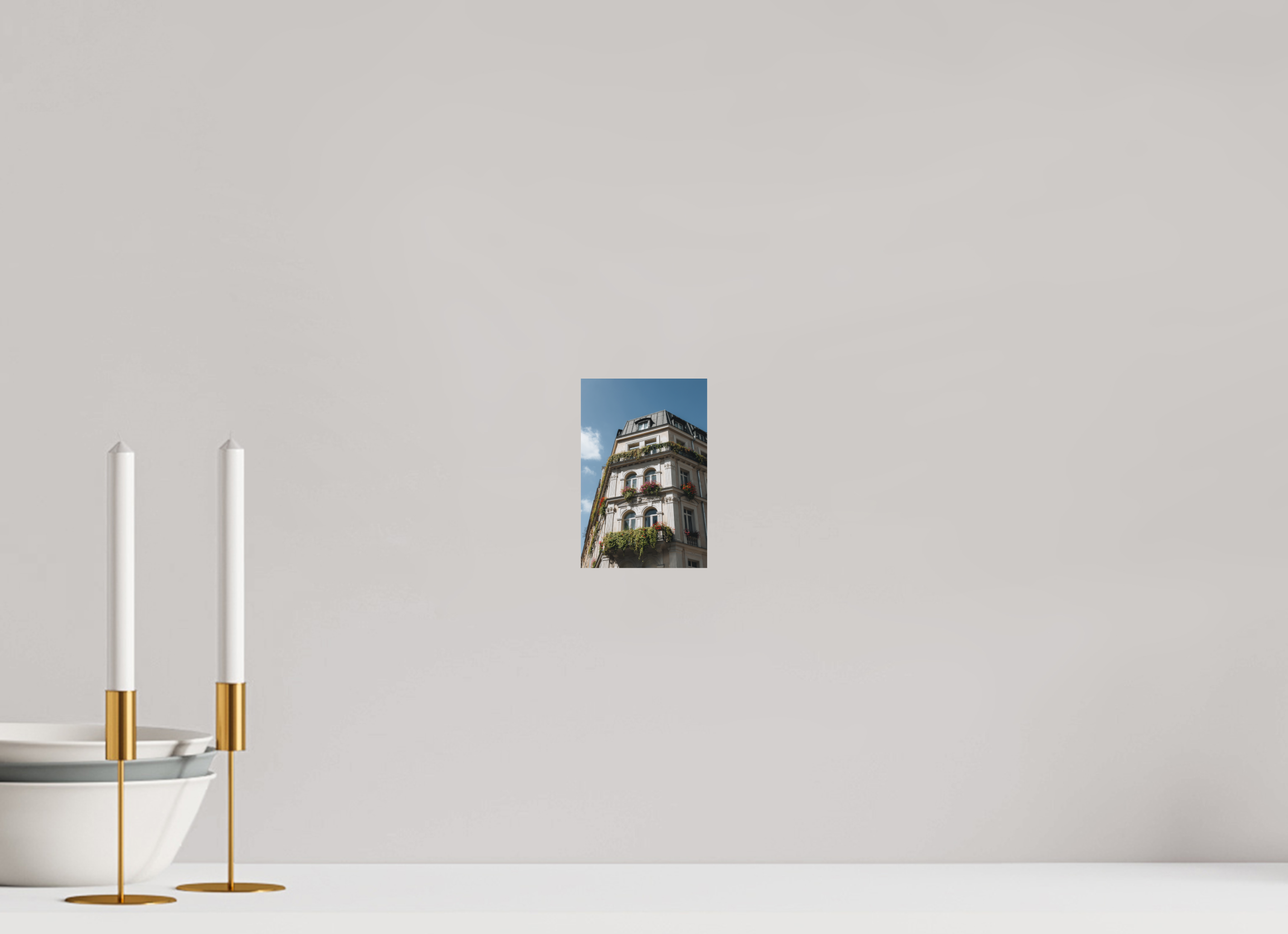 10 x 15 cm, Tirage Fine Art (Papier Mat) Élégance haussmannienne en été