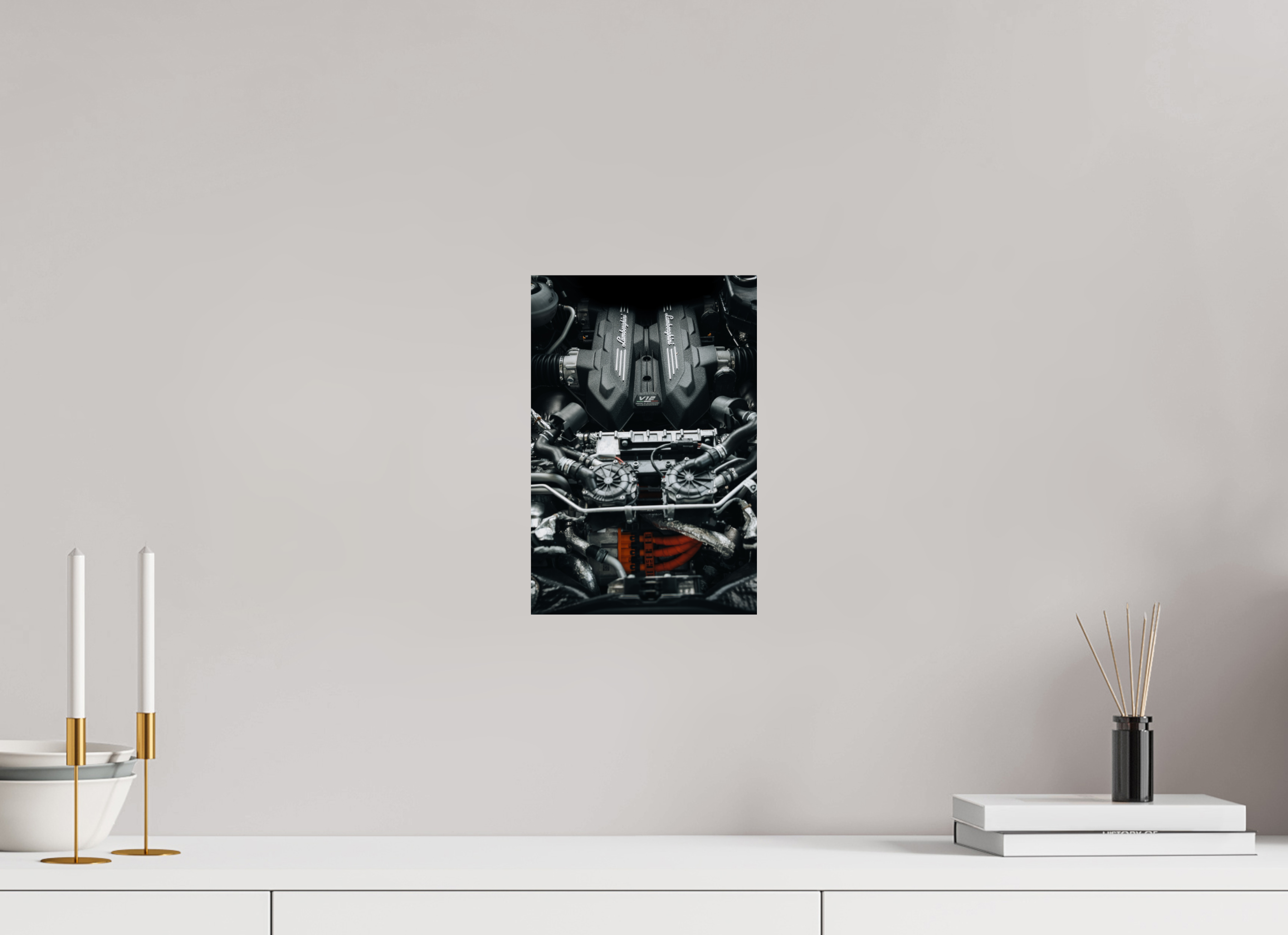 20 x 30 cm, Tirage Fine Art Premium Lamborghini Temerario – V12 dévoilé