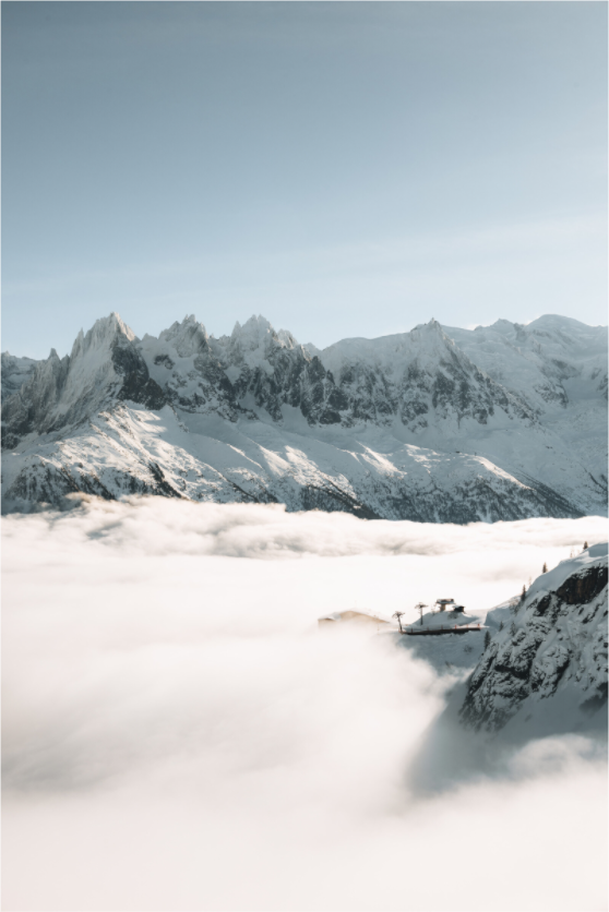 Main image Mer de nuages hivernale sur le massif du Mont-Blanc