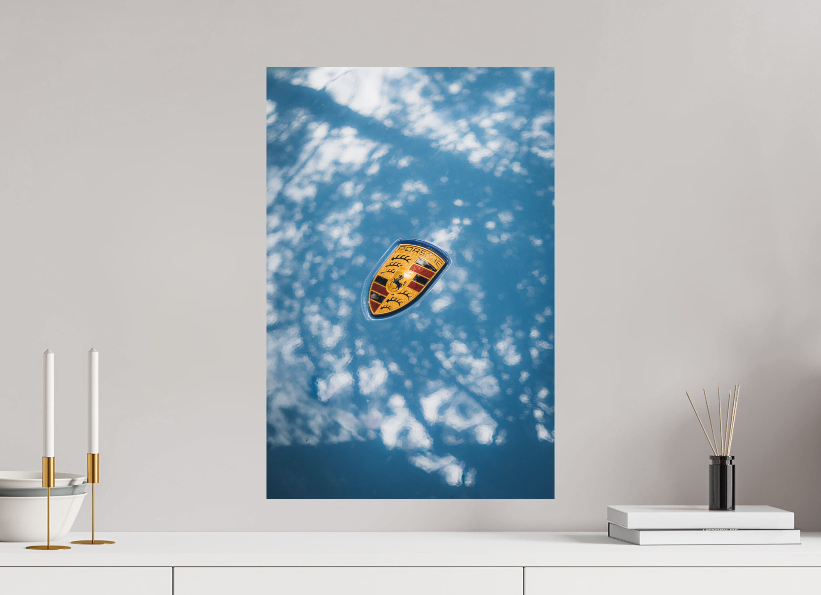 40 x 60 cm, Tirage Fine Art (Papier Mat) Porsche 911 – Emblème iconique