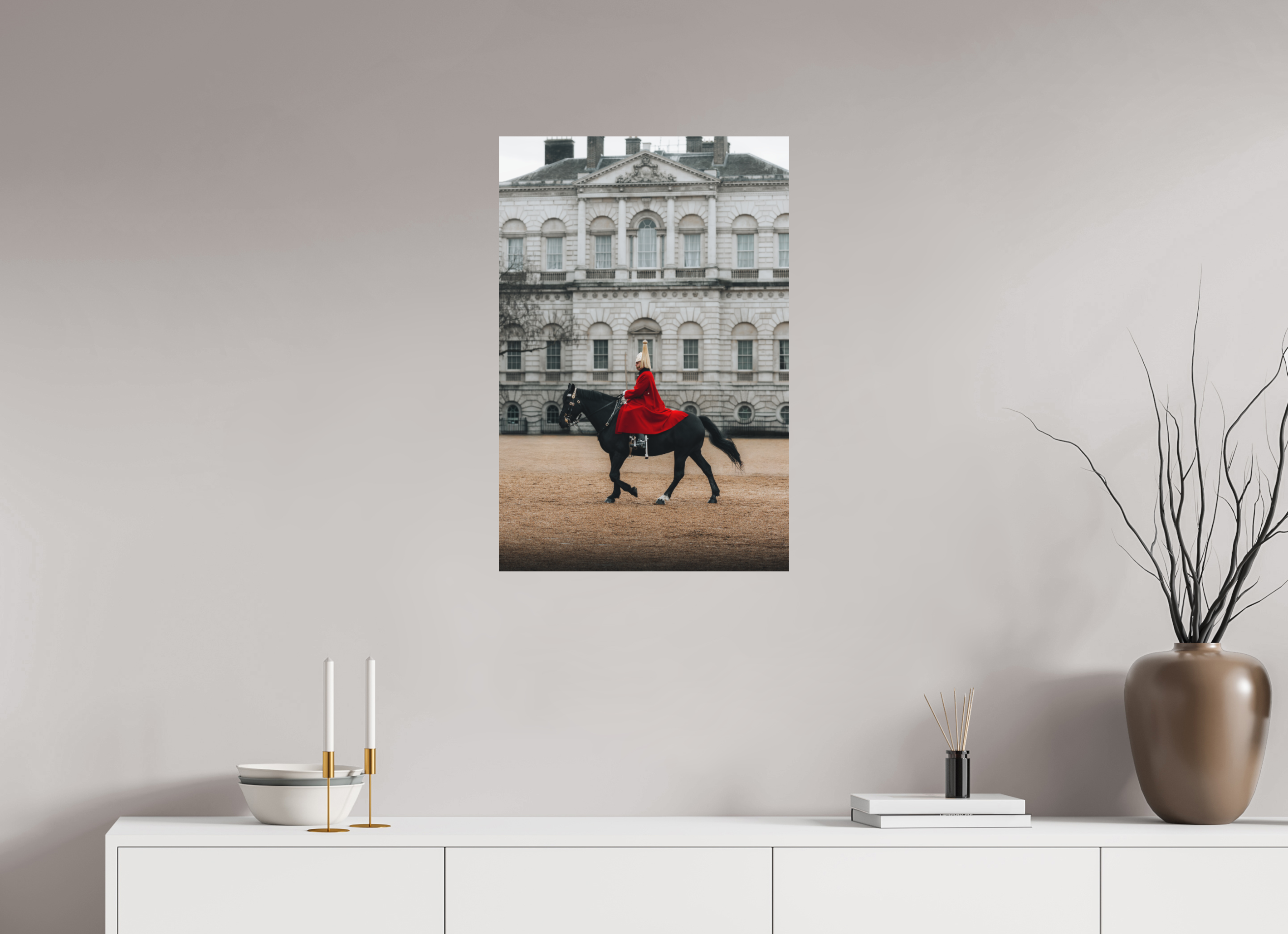 50 x 75 cm, Tirage Fine Art Premium + Alignement parfait – Cavalier royal