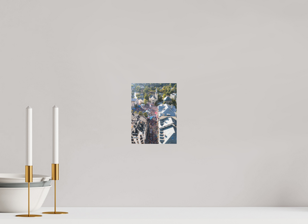 15 x 20 cm, Tirage Fine Art (Papier Mat) Lancement des Champions – UTMB Mont-Blanc en action