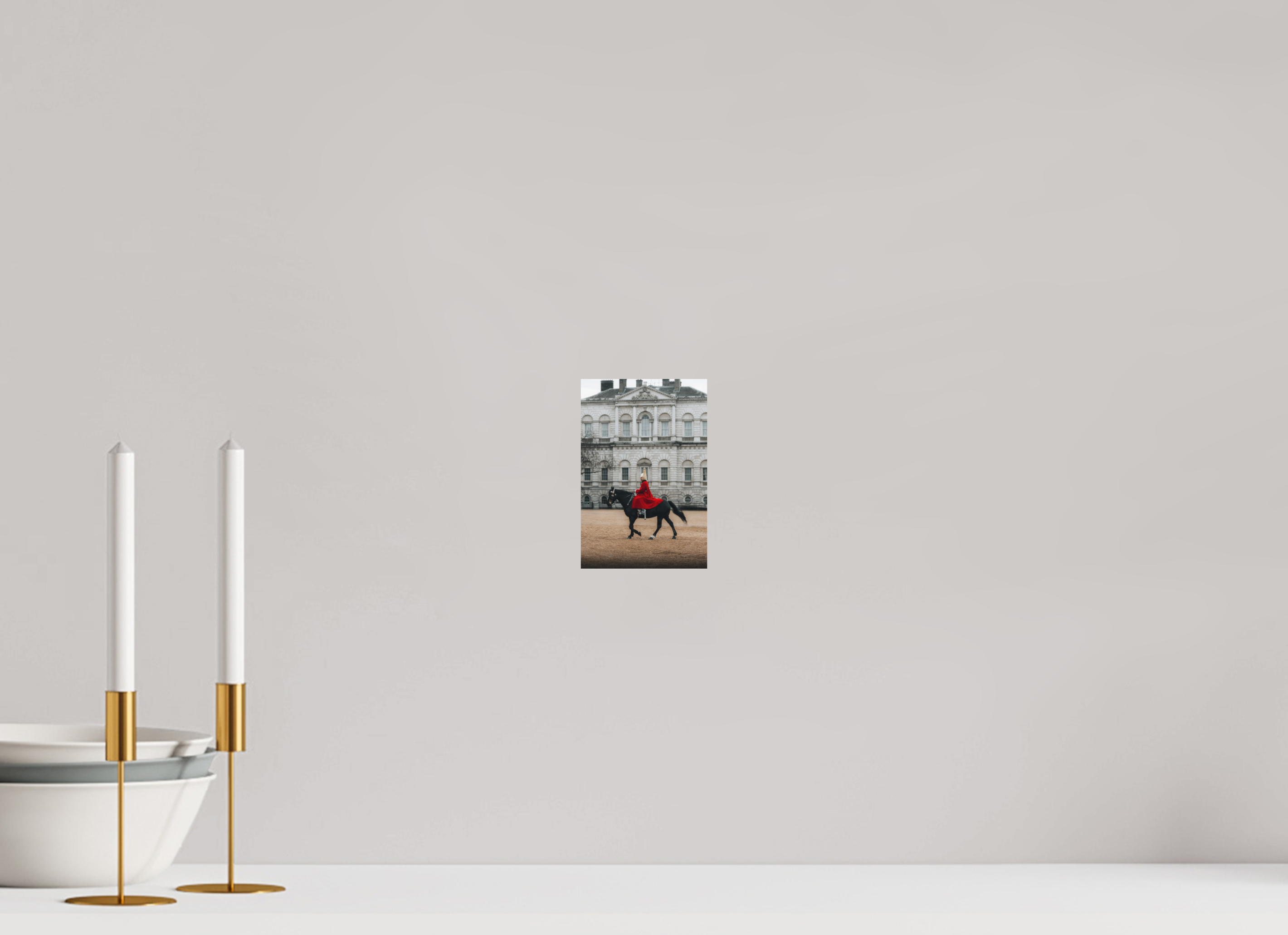 10 x 15 cm, Tirage Fine Art (Papier Mat) Alignement parfait – Cavalier royal