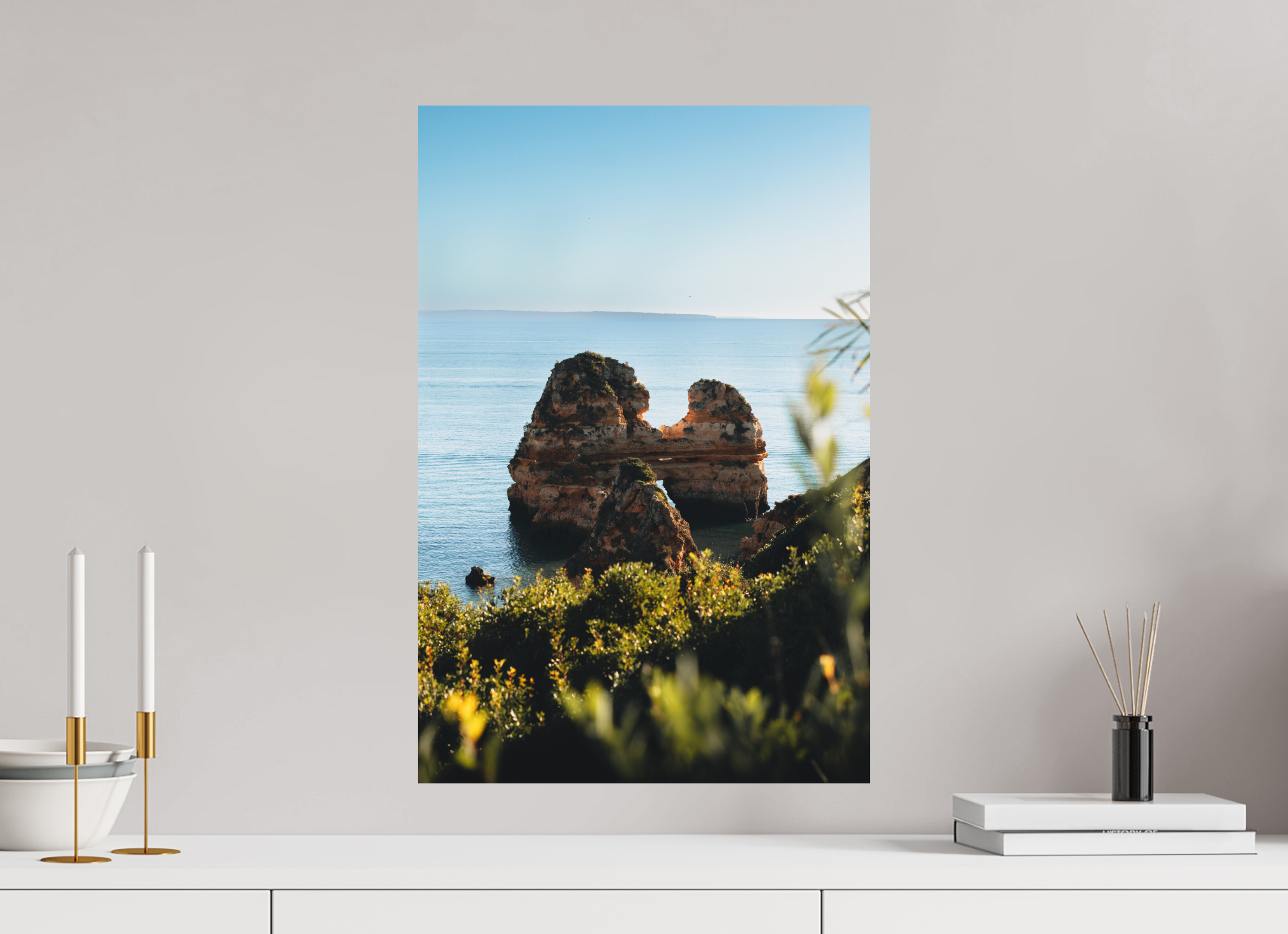 40 x 60 cm, Tirage Fine Art (Papier Mat) Matin sur la côte de Lagos